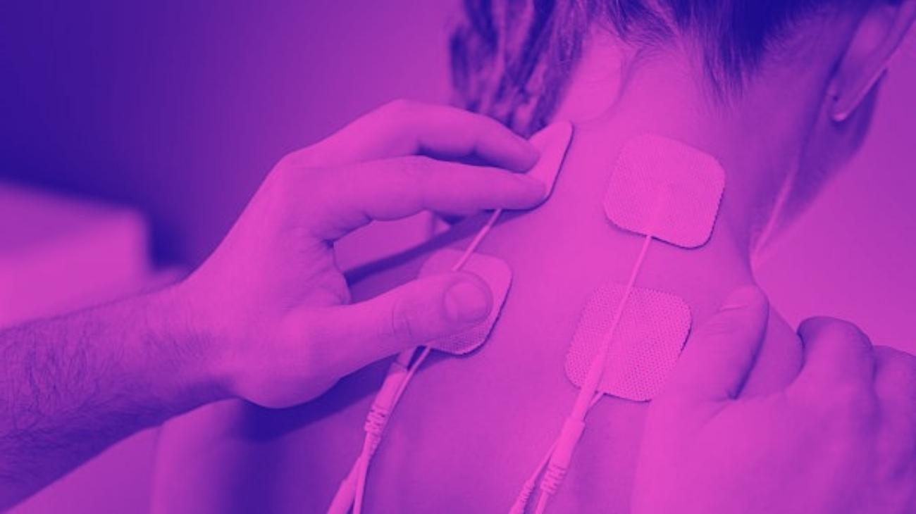How to use a TENS units & EMS machines for neck pain relief? Placement of electrode pads