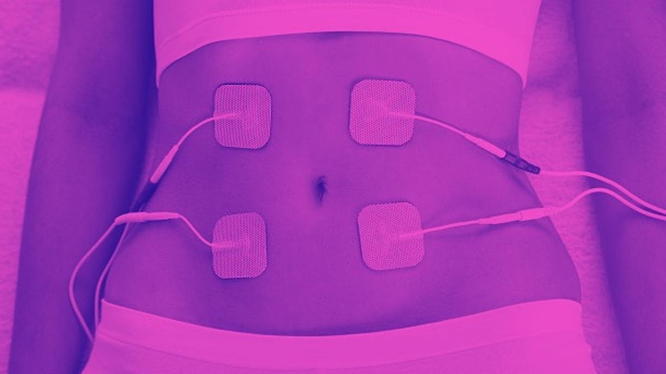 How to use a TENS units & EMS machines for period pain & abdominal cramps? Placement of electrode pads